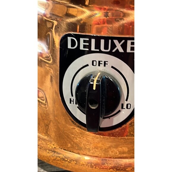 Vintage Osterizer Deluxe Blender With Copper Base & Glass Pitcher 5 cup Tested - Picture 6 of 12